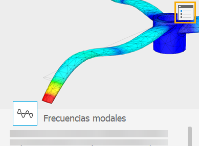 ubicación de la configuración modal