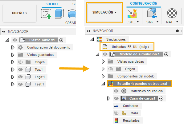 Configuración del análisis de pandeo estructural