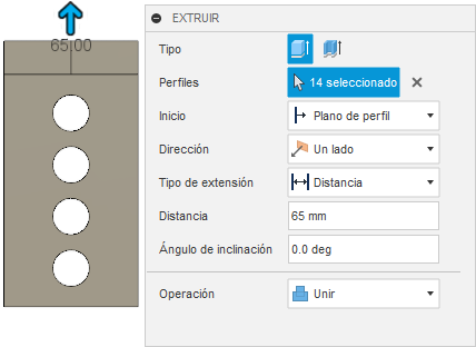 anular selección de caras de tubería