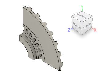 segmento de rotor restante