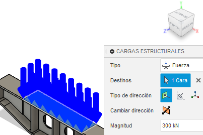 carga de fuerza