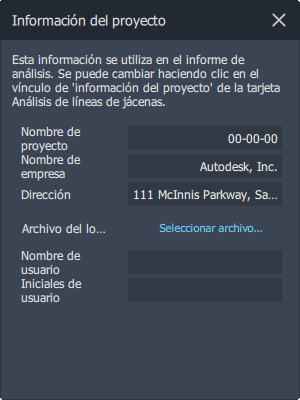 Información del proyecto