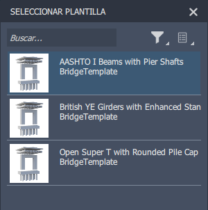 Catálogo Plantilla de puente