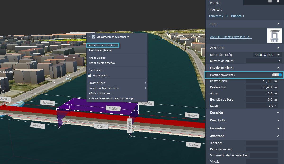 Actualizar perfil vertical