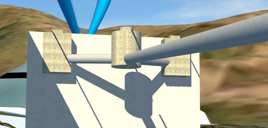 Elementos de drenaje debajo de la superficie de carretera