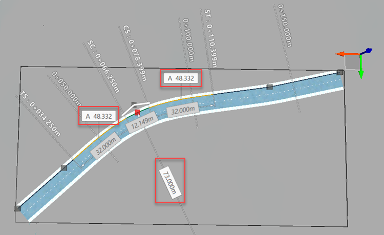 Pinzamiento de radio de curva