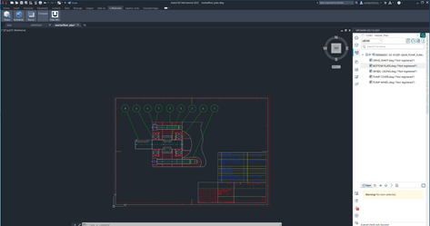 Módulo de extensión de CAD integrado con la interfaz de usuario de AutoCAD