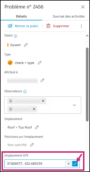 Modification de la localisation GPS sur le Web