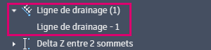 Objet Ligne de drainage