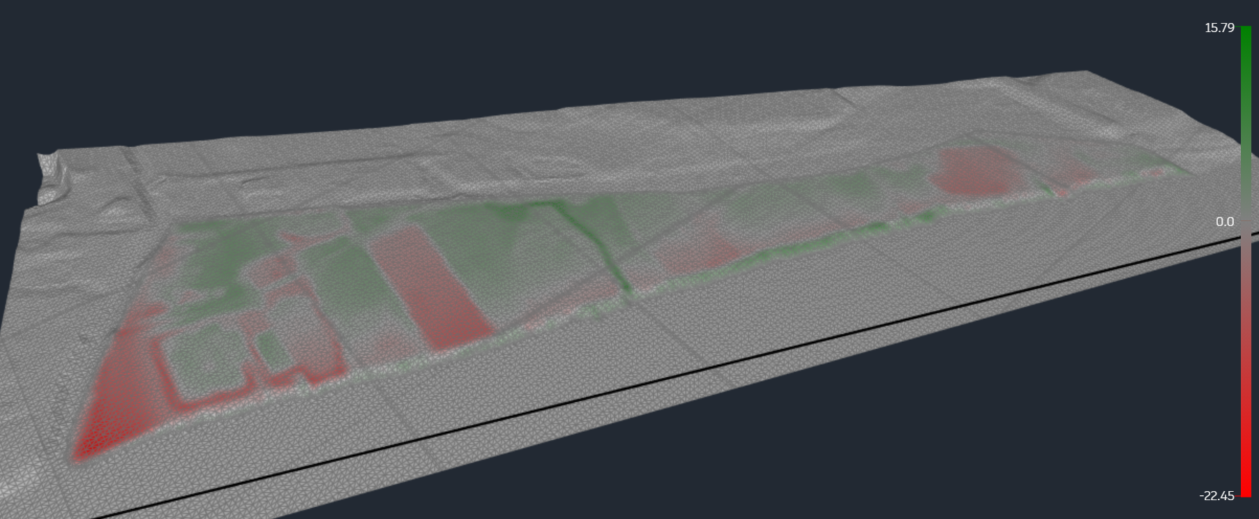 Vue Déblai et remblai