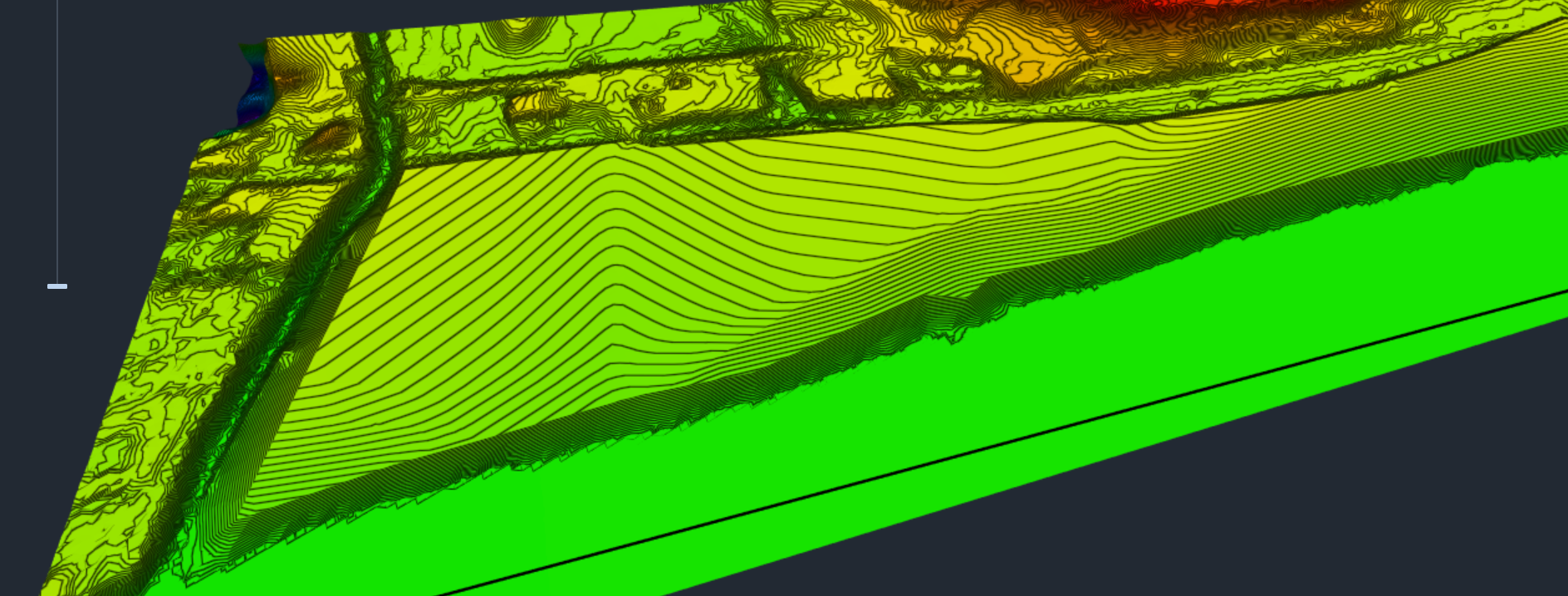 Nouvelle surface terrassée