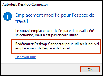 Lancer la modification de l’espace de travail