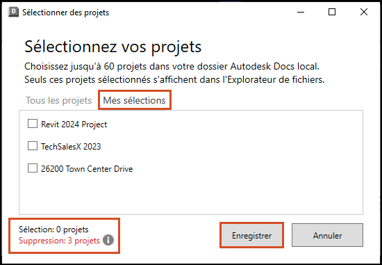 Impossible de modifier l’espace de travail