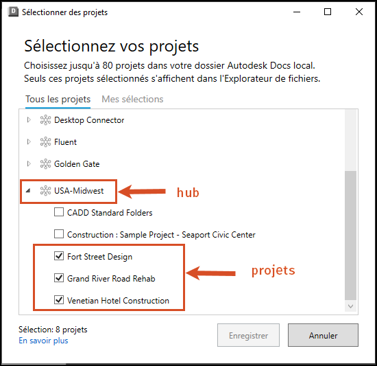 Icône de la barre d’état de Desktop Connector