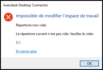 Lancer la modification de l’espace de travail