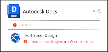 Erreur écran d’accueil