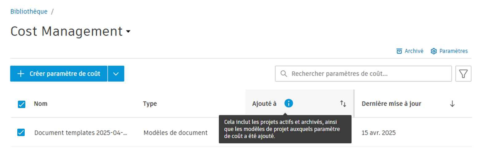 Ajouté à
