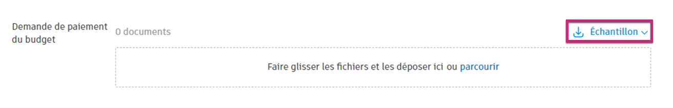 Exemple de modèle de document