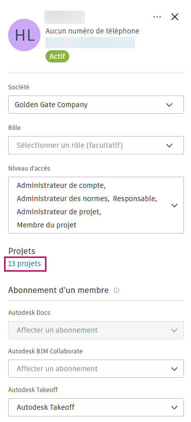 Accès aux données des membres