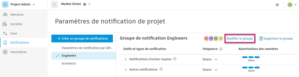 Ajouter des destinataires