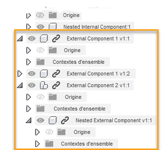 navigateur - composants externes