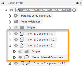 navigateur - composants internes