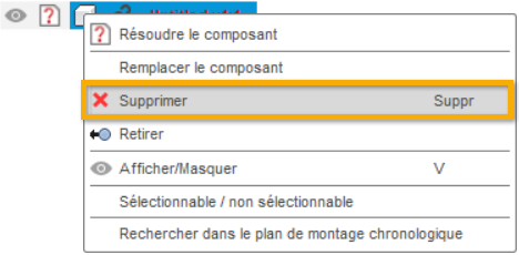 navigateur – supprimer les xréfs non résolues
