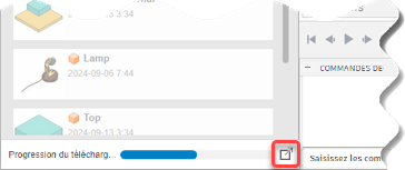 Progression de la tâche