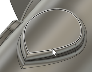 Sélection d’une limite de contour d’une feature