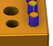 Bossage circulaire 2D