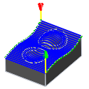 Schéma de l’option Surfaces à éviter – désactivée