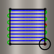 Schéma de la zone de limitation de l’outil – centre