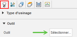 Sélectionnez un outil.