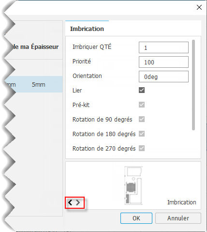 imbrication des sources de composants