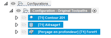 trajectoires d’outils de nouveau motif