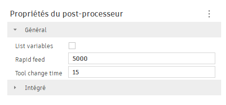 options de post-traitement dans Excel