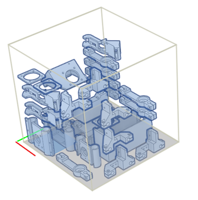 résultat de la réorganisation 3D