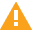 Triangle orange avec un point d’exclamation