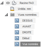 Vues nommées dans le navigateur