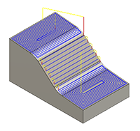 stratégie 3D pour les zones pentues et peu profondes