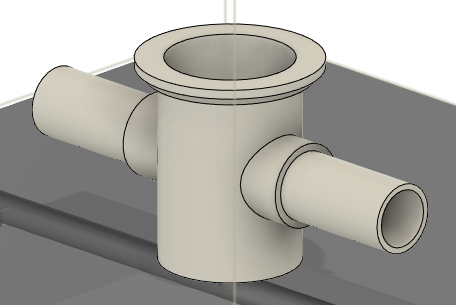 Pièce sur plate-forme de fabrication