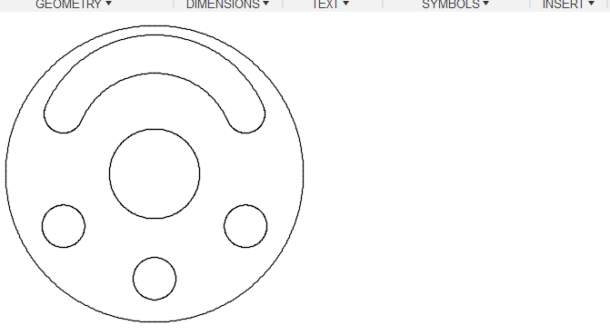 animation relative au motif de marque de centre pour une rainure