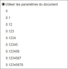 précision de la masse