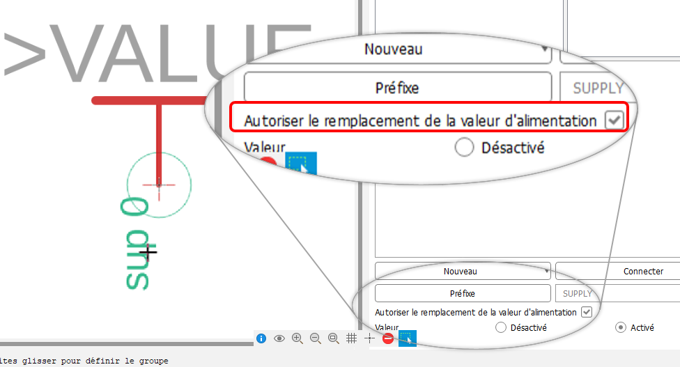 image de remplacement de l’alimentation électrique