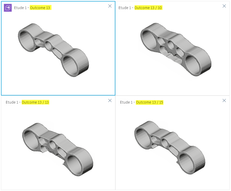 comparaison des favoris