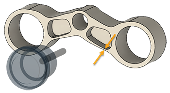 Fraisage 2,5 axes - épaisseur minimale