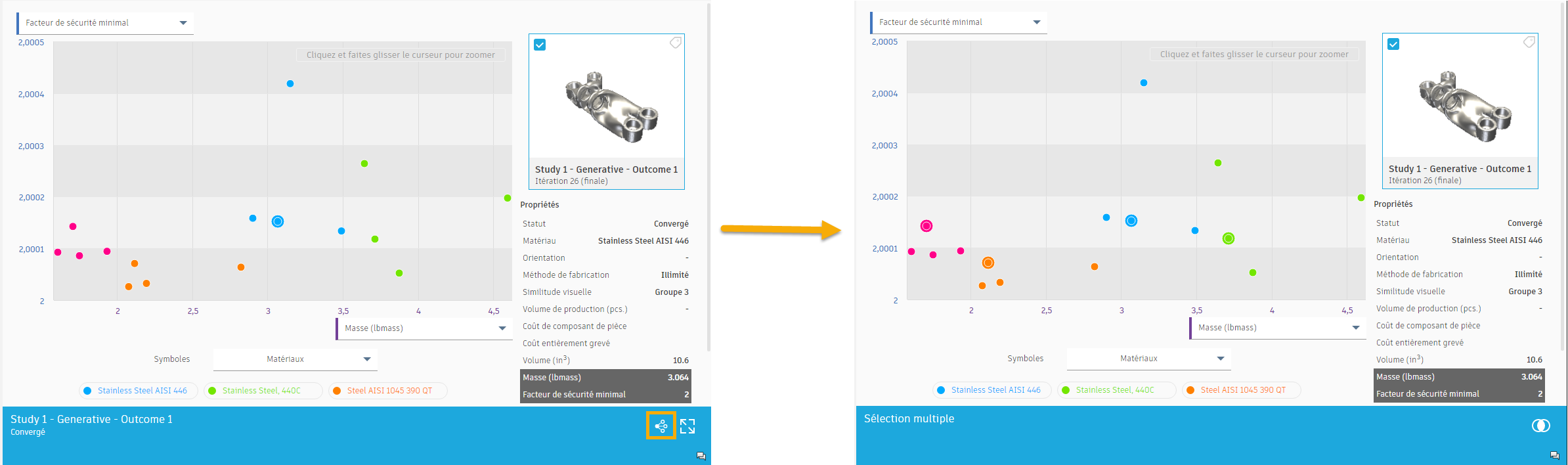 cliquez sur Rechercher similaire dans la carte des résultats