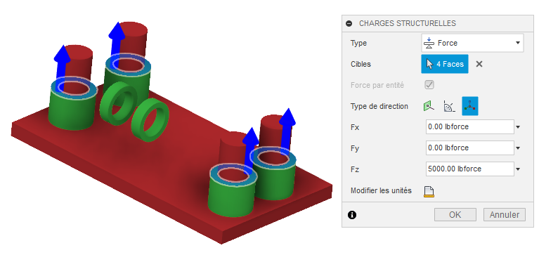 exemple illustrant le terme de charge de force