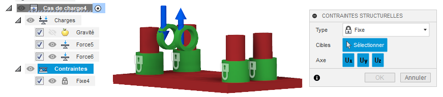 exemple illustrant le terme de cas de charge