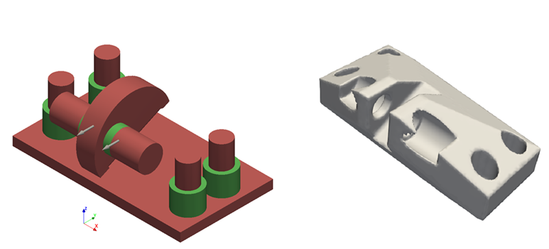exemple illustrant le terme espace de conception ouvert